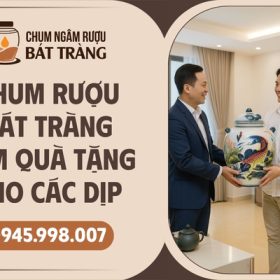 Chum rượu Bát Tràng làm quà tặng