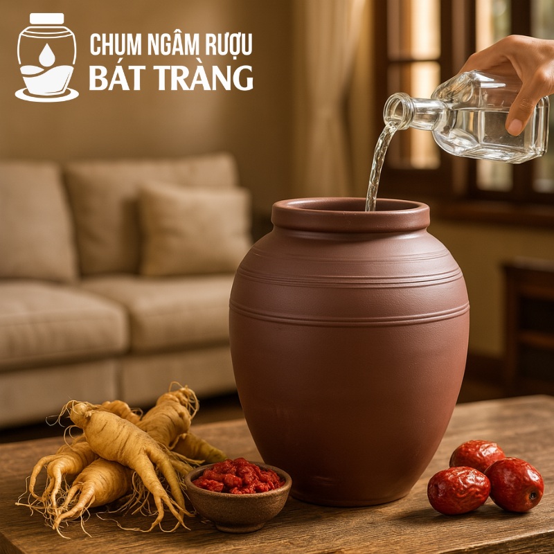 Chum ngâm rượu Bát Tràng