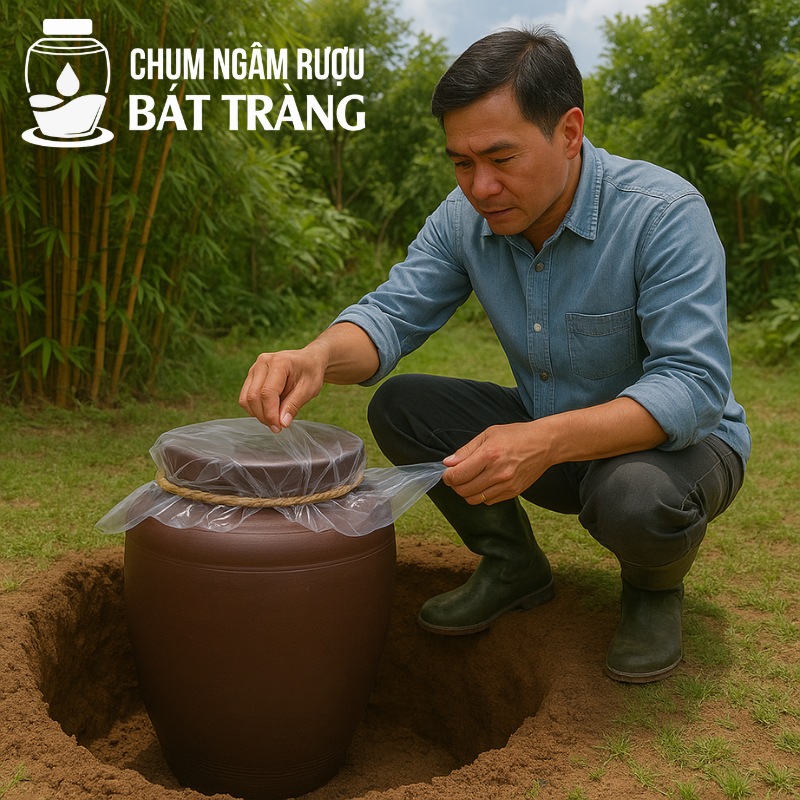 Hạ thổ chum rượu