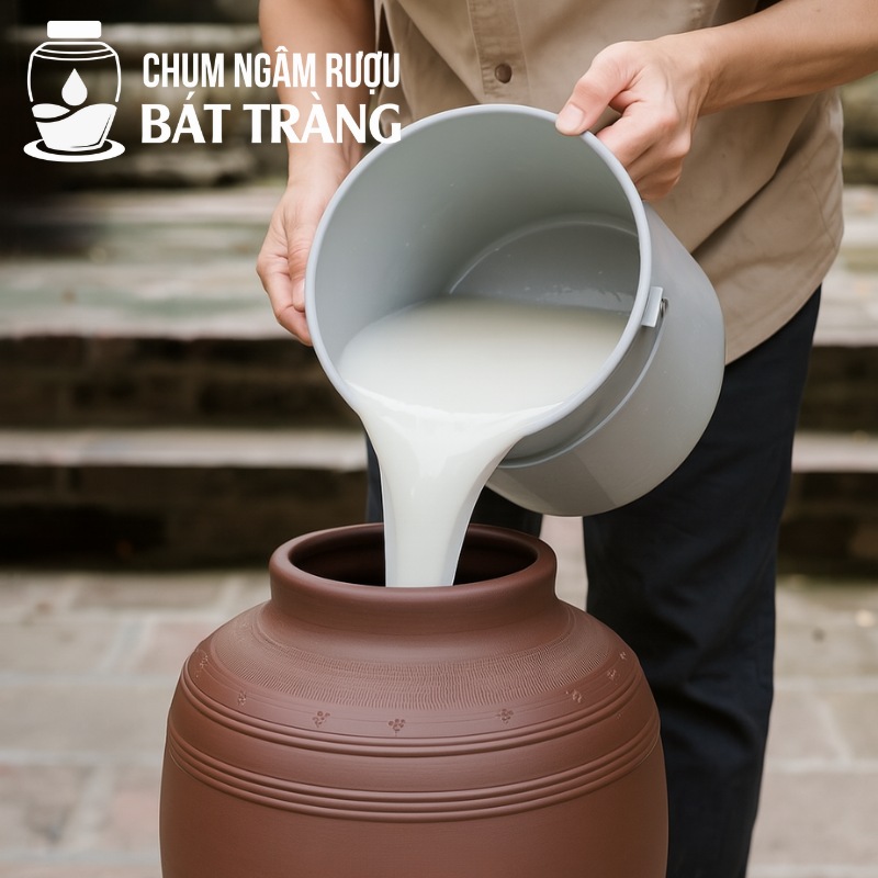 Mẹo vệ sinh chum rượu Bát Tràng