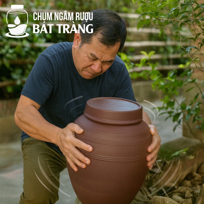 Mẹo vệ sinh chum rượu Bát Tràng