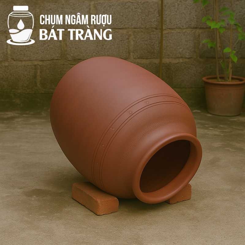 Vệ sinh chum rượu mới