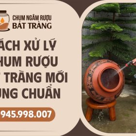 Cách xử lý chum rượu mới