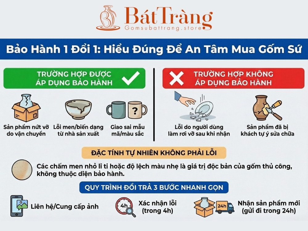 Chính sách bảo hành và đổi trả