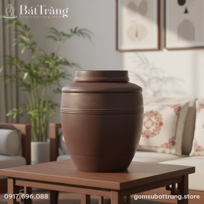 Người đàn ông Việt trung niên lịch lãm bên chum...