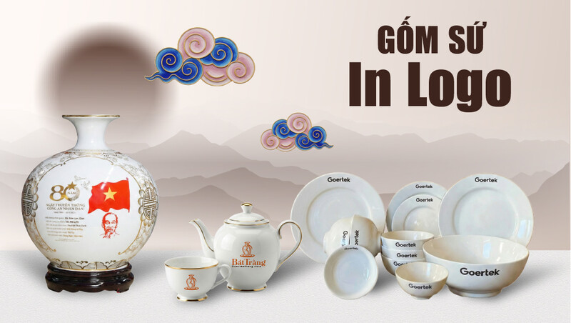 Gốm sứ in logo