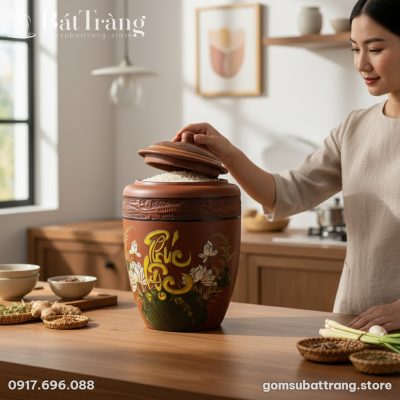 Một người phụ nữ Việt Nam thanh lịch đang nhẹ n...