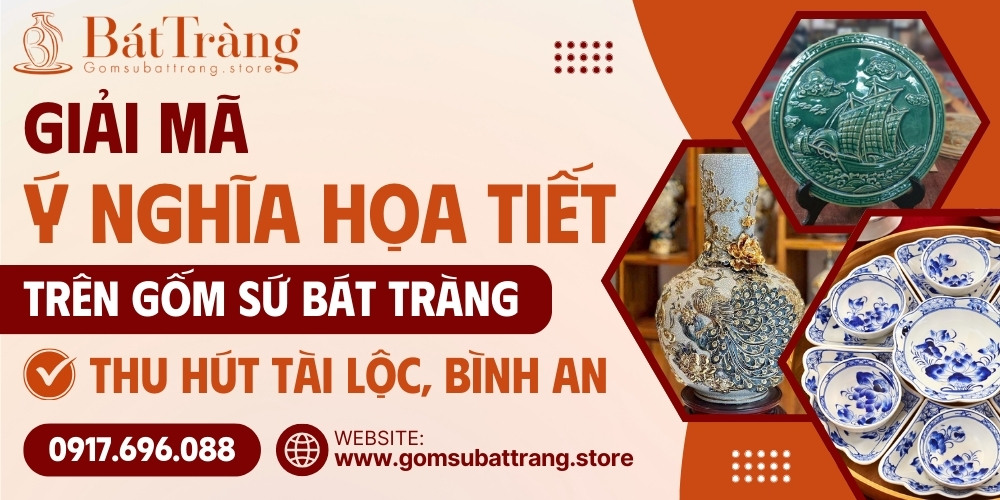 Họa tiết trên gốm sứ Bát Tràng
