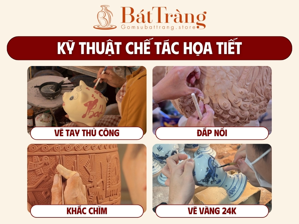 Các kỹ thuật chế tác họa tiết