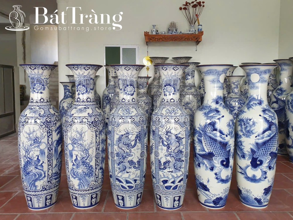 Lộc bình gốm sứ Bát Tràng