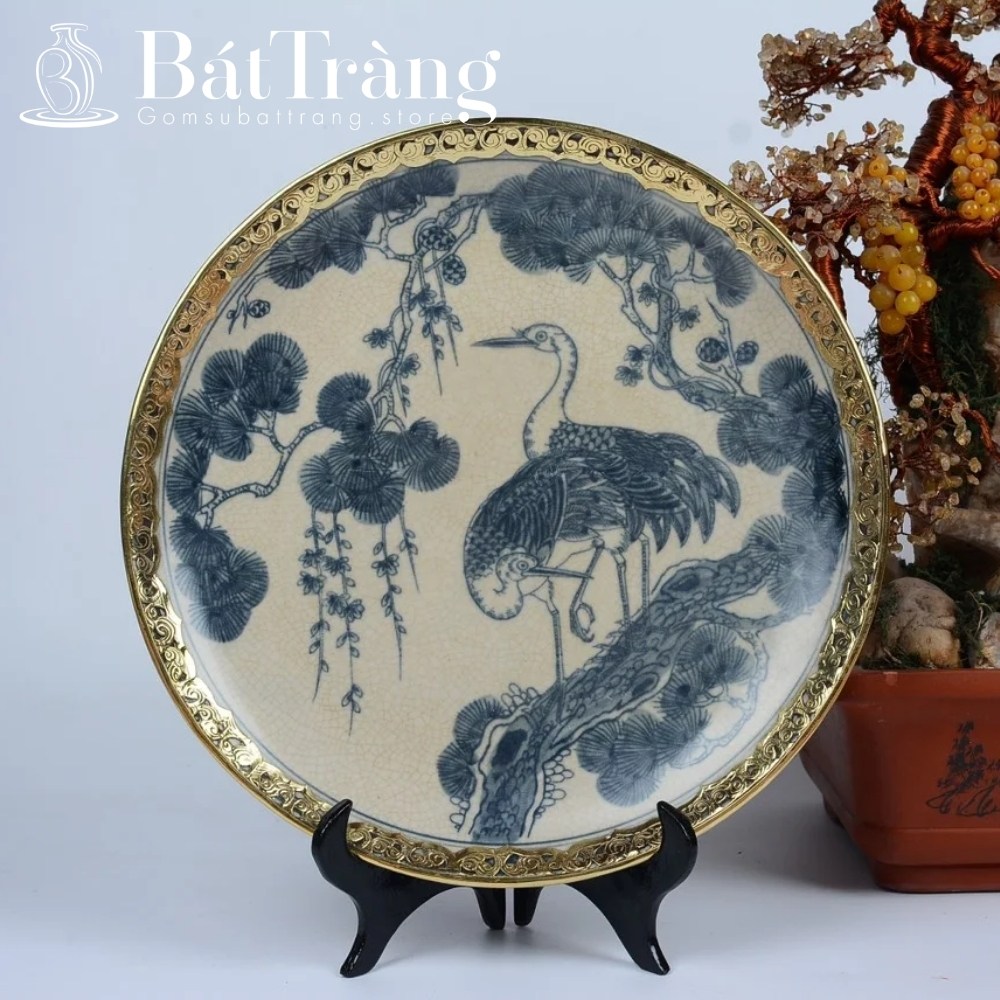 Đĩa cảnh Tùng Hạc