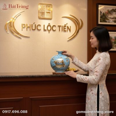 Một người phụ nữ Việt Nam trong trang phục áo d...