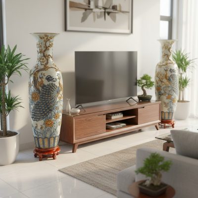 Bức ảnh chụp từ trên cao xuống nhẹ (high-angle ...