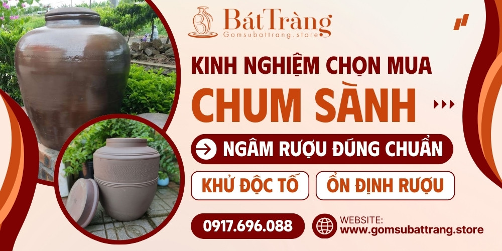 Kinh nghiệm chọn chum sành Bát Tràng