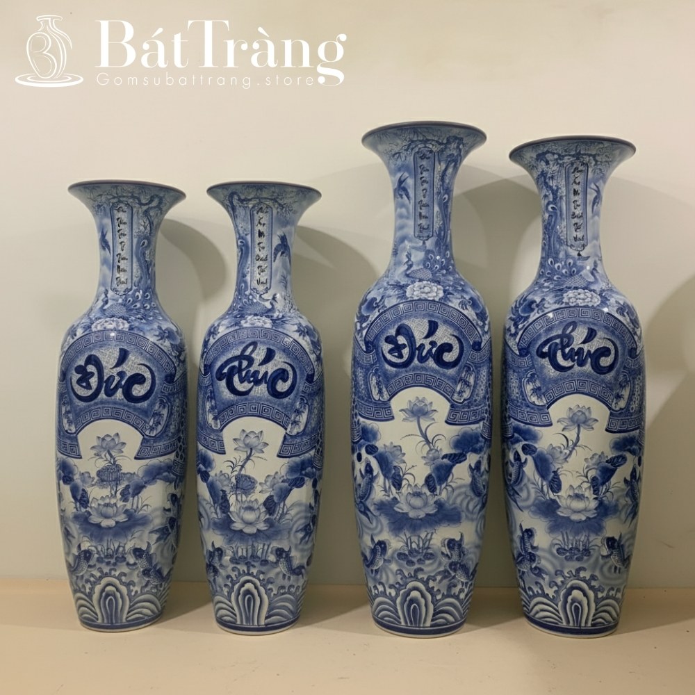 Lộc bình gốm sứ Bát Tràng