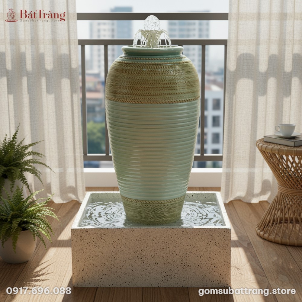 Chum nước ST-CN04 đặt trên sàn gỗ trong một khô...