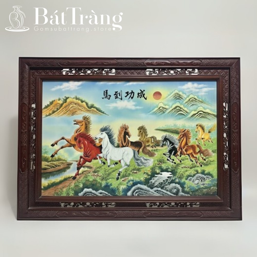 Tranh gốm quà tặng