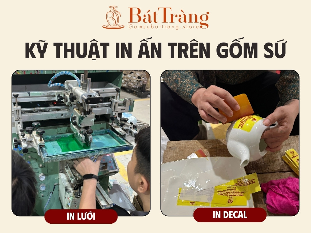 Kỹ thuật in ấn lên gốm sứ