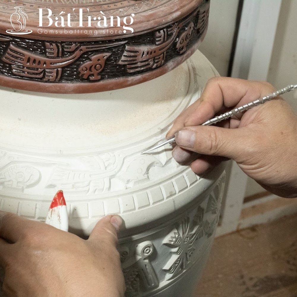 Khắc chìm trên gốm sứ