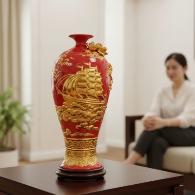 Cận cảnh chiếc Mai bình Thuận Buồm Xuôi Gió 42c...