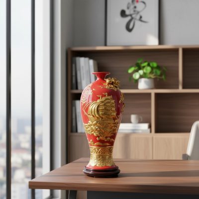 Một chiếc Mai bình Thuận Buồm Xuôi Gió dát vàng...