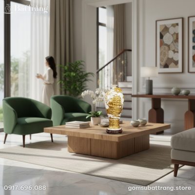 Một góc phòng khách cao cấp của biệt thự Việt N...