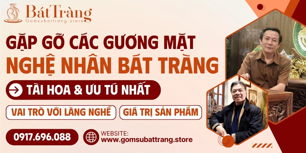 Các nghệ nhân làng gốm Bát Tràng