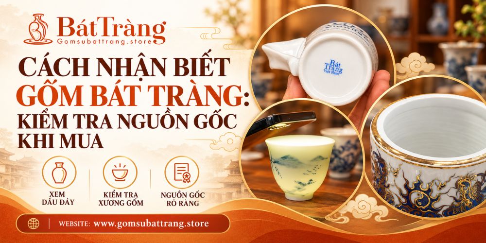 Cách nhận biết gốm Bát Tràng chính hãng