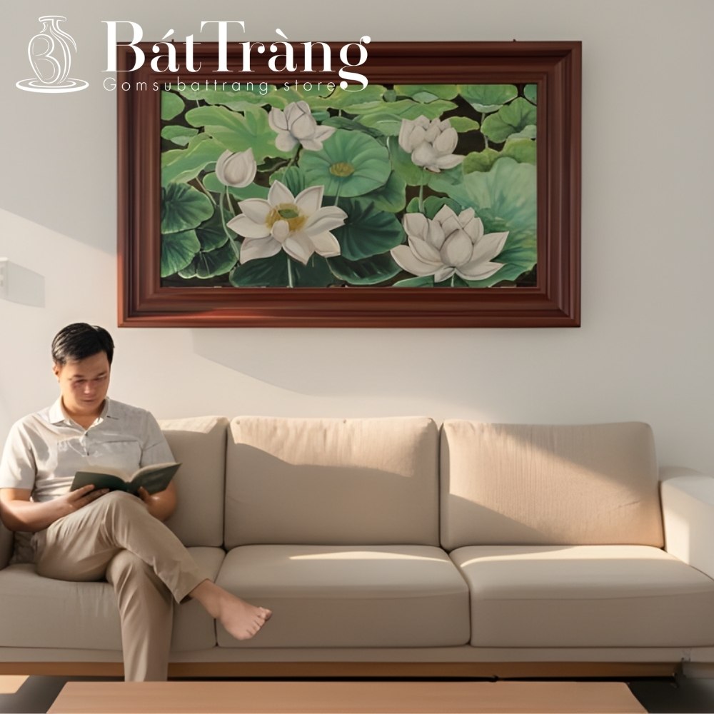 Tranh gốm sứ Bát Tràng