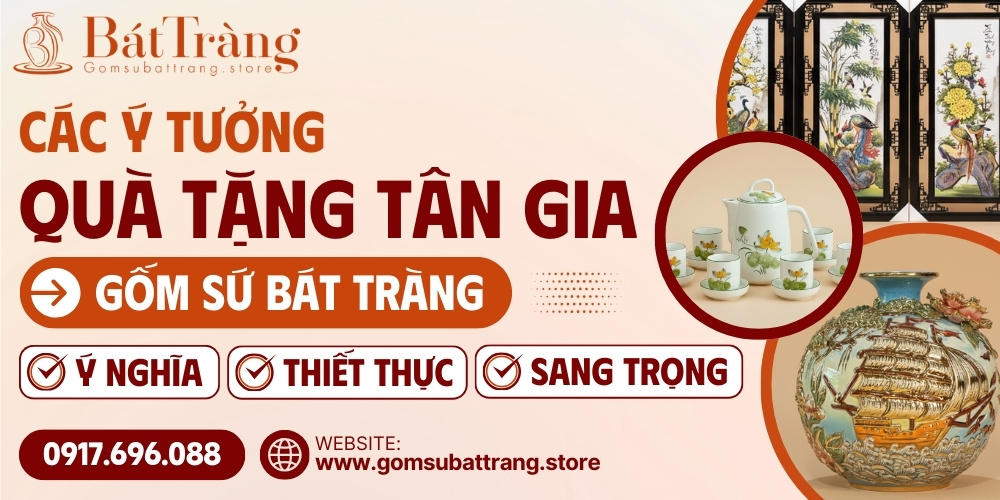 Quà tặng tân gia gốm Bát Tràng