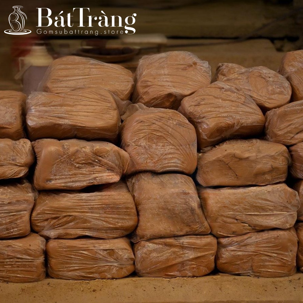 Đất sét làm gốm Bát Tràng