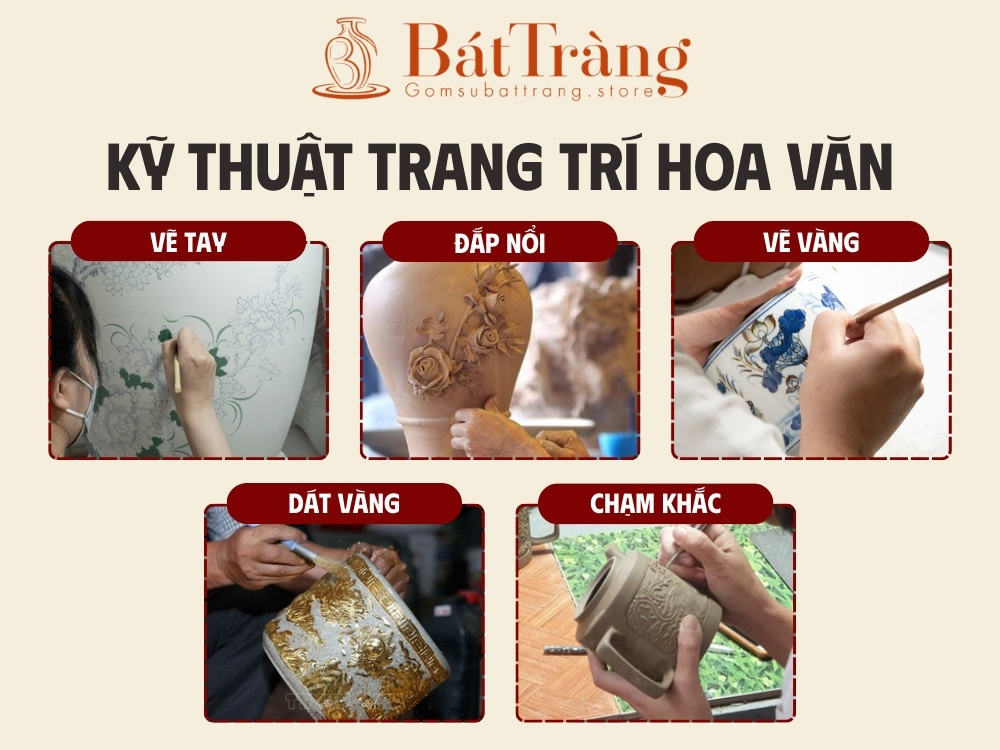 Các kỹ thuật trang trí họa tiết