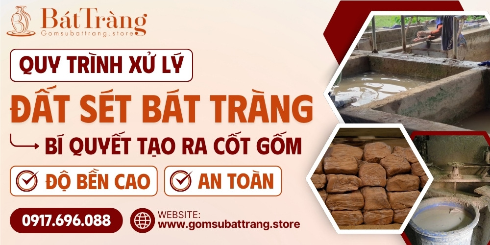 Quy trình xử lý đất làm gốm Bát Tràng