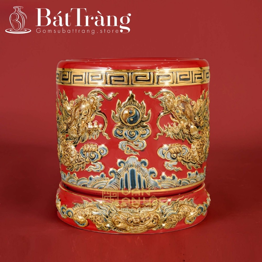 Bát hương gốm sứ Bát Tràng