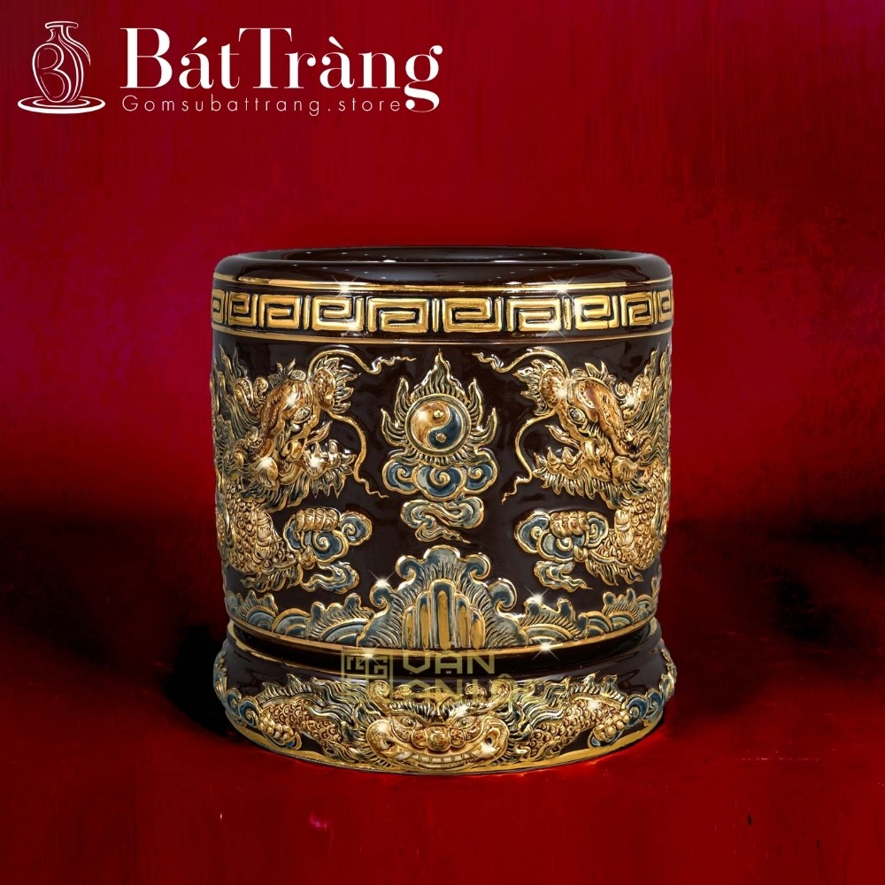Bát hương gốm sứ Bát Tràng