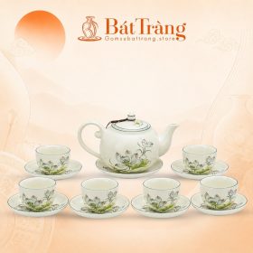Bộ Ấm Chén Men Kem Vẽ Tay Hoa Sen Thanh Tao Bát Tràng ST-AC01 - Ảnh đại diện