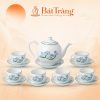 Bộ Trà Sứ Trắng Vẽ Sen Xanh Chỉ Xanh Bát Tràng ST-AC02 - Ảnh đại diện