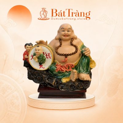 Tượng Phật Di Lặc Thọ Tỷ Dáng Ngồi Bát Tràng ST_TG07