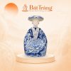 Tượng Cô Gái Bát Tràng Duyên Dáng Họa Tiết Hoa Mẫu Đơn Men Lam ST-TG09 - Ảnh đại diện