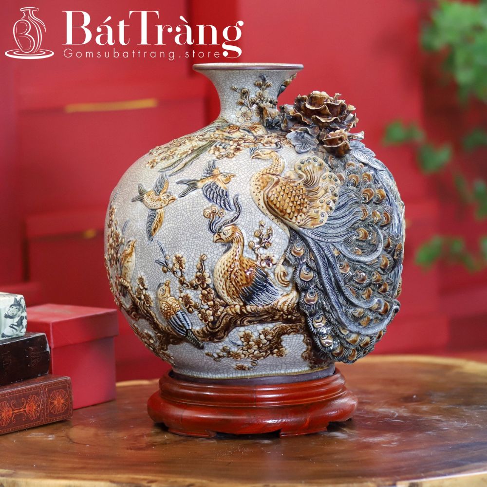 Gốm sứ Bát Tràng men rạn